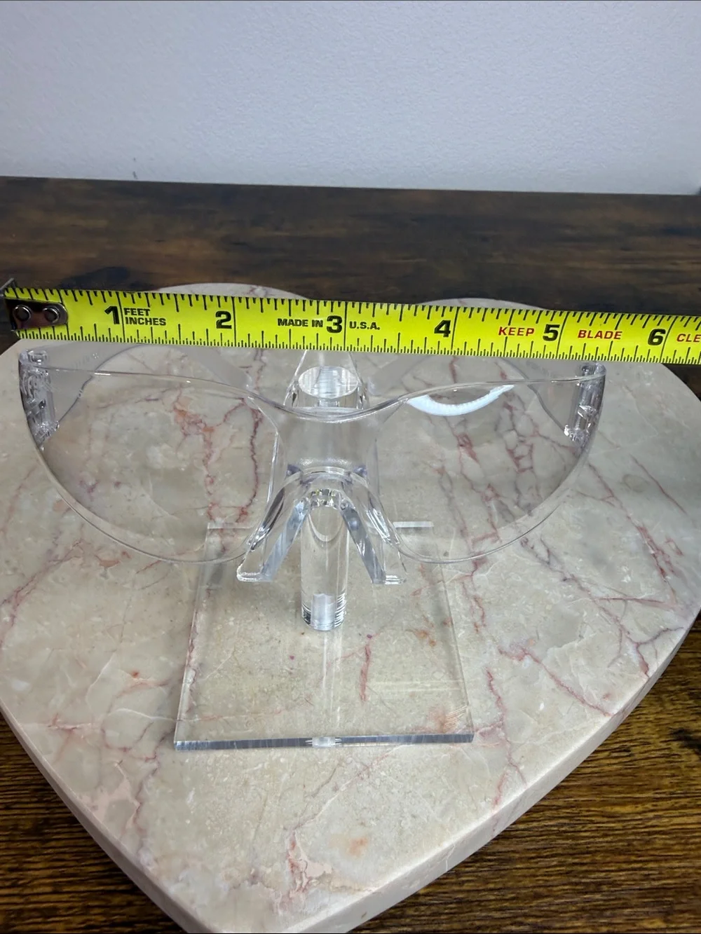 Clear Acrylic Wrap Around Glasses For Labs Work Cooking Ect
